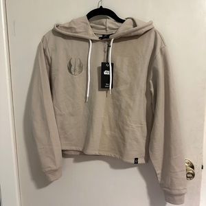 NWT - JEDI Junior Fleece Crop Top Hoodie - M